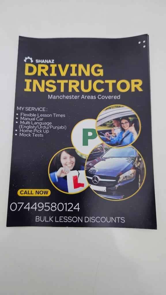 Female Driving Instructor .