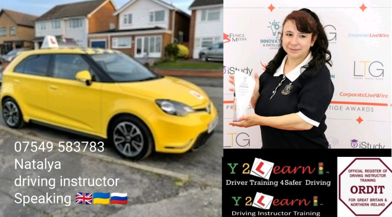 Female Driving Instructor offering automatic lessons and Pass Pluss