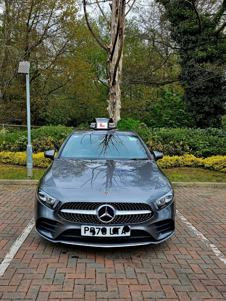 Automatic driving lessons, instructor, intensive course, hired car for driving test